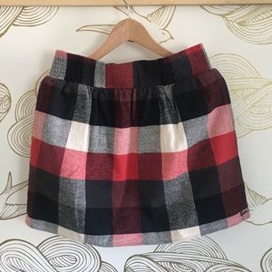 Women’s Kavu buffalo plaid wool-like mini skirt